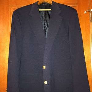 Polo by Ralph Lauren Men’s Blazer Sport Coat, Sz 46L, Navy Blue